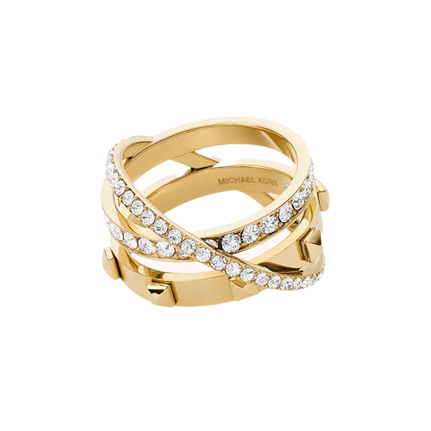 Michael Kors Prestack-Ring Goldfarbe