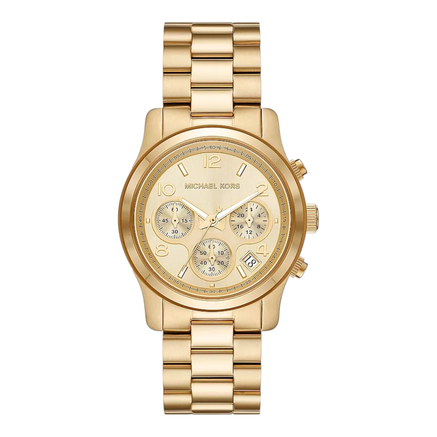 Michael Kors Chronograph Damen Uhr Runway MK7323 Goldfarbe