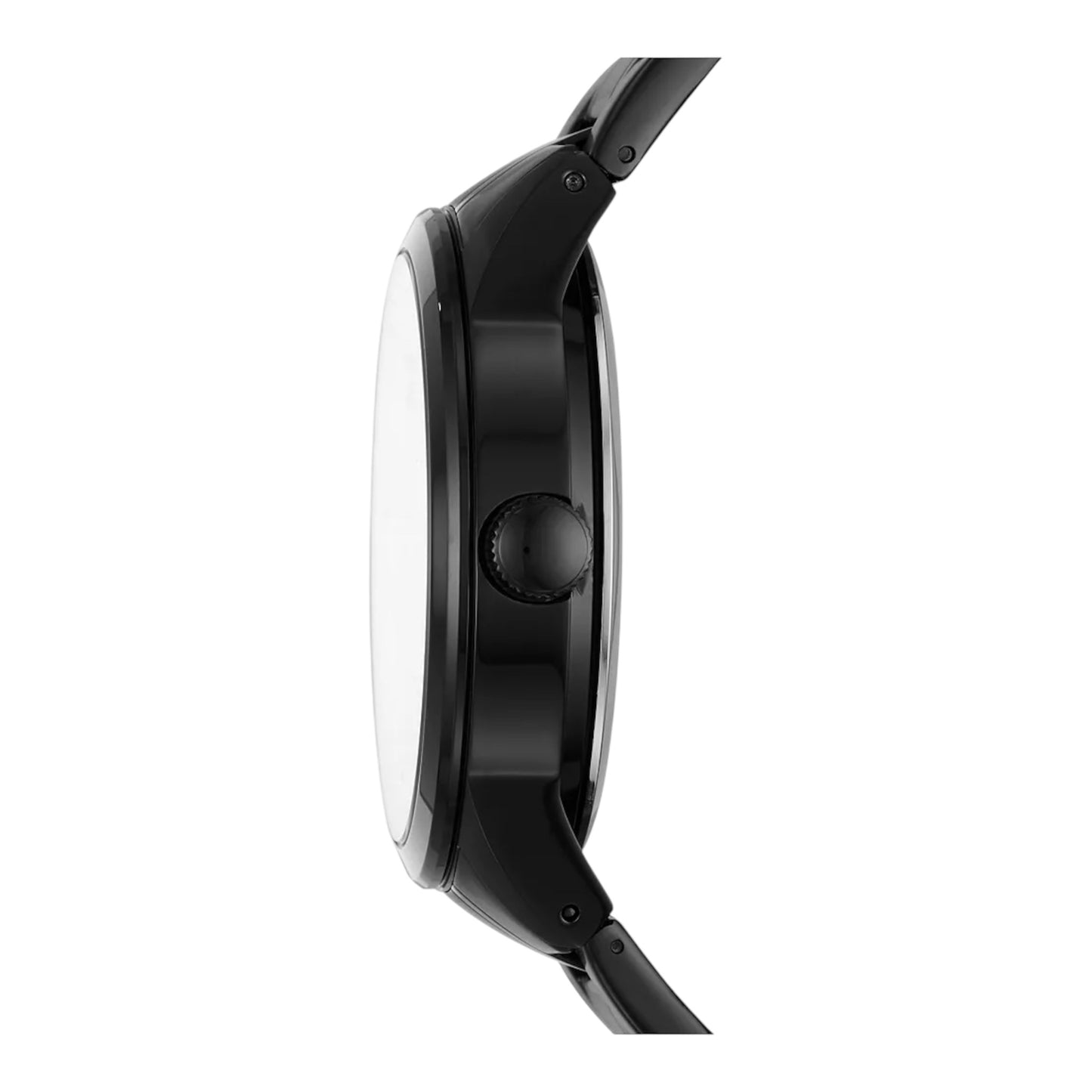 Fossil Herren Uhr Automatik - Edelstahl - Schwarz