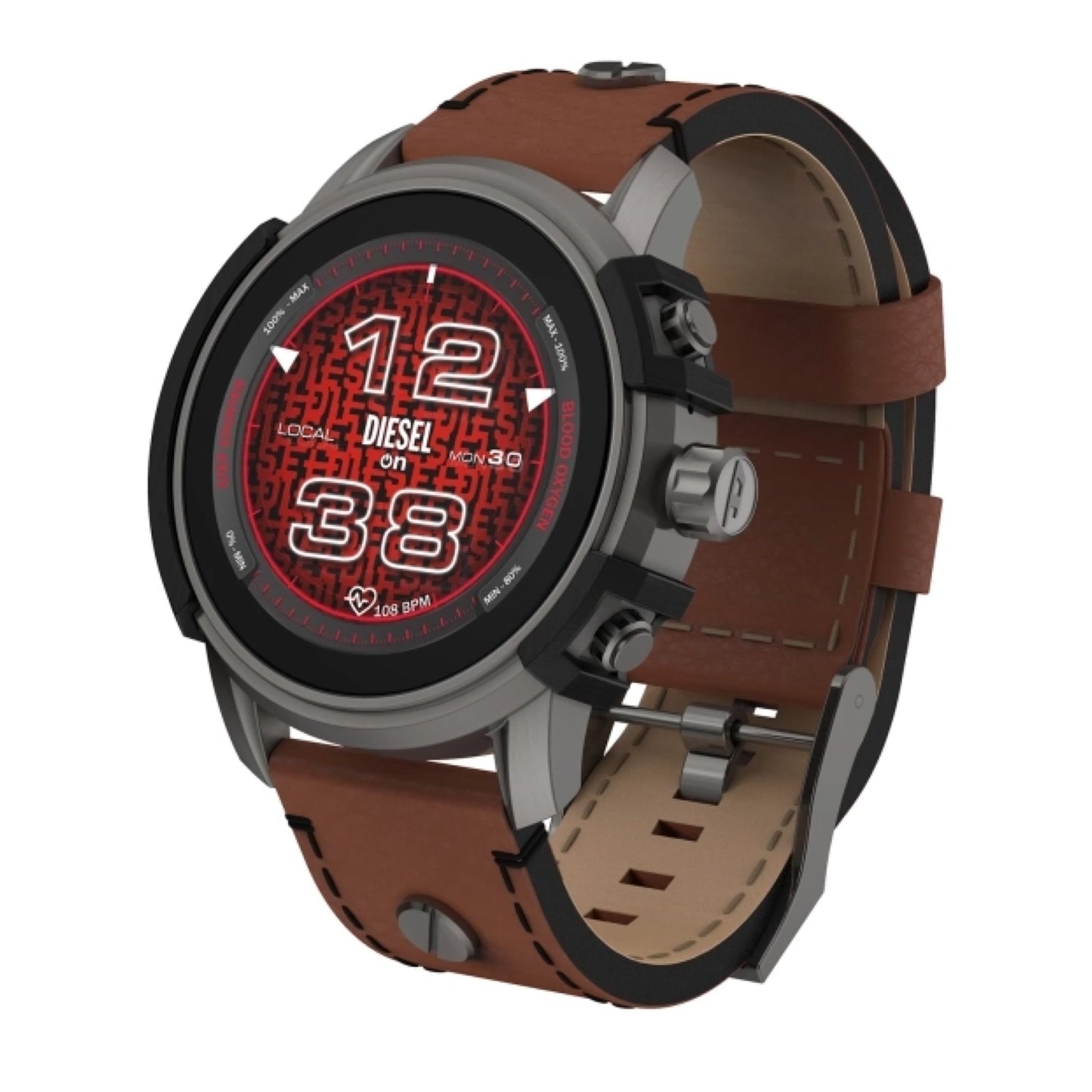 Diesel Smartwatch Herren DZT2043 Leder