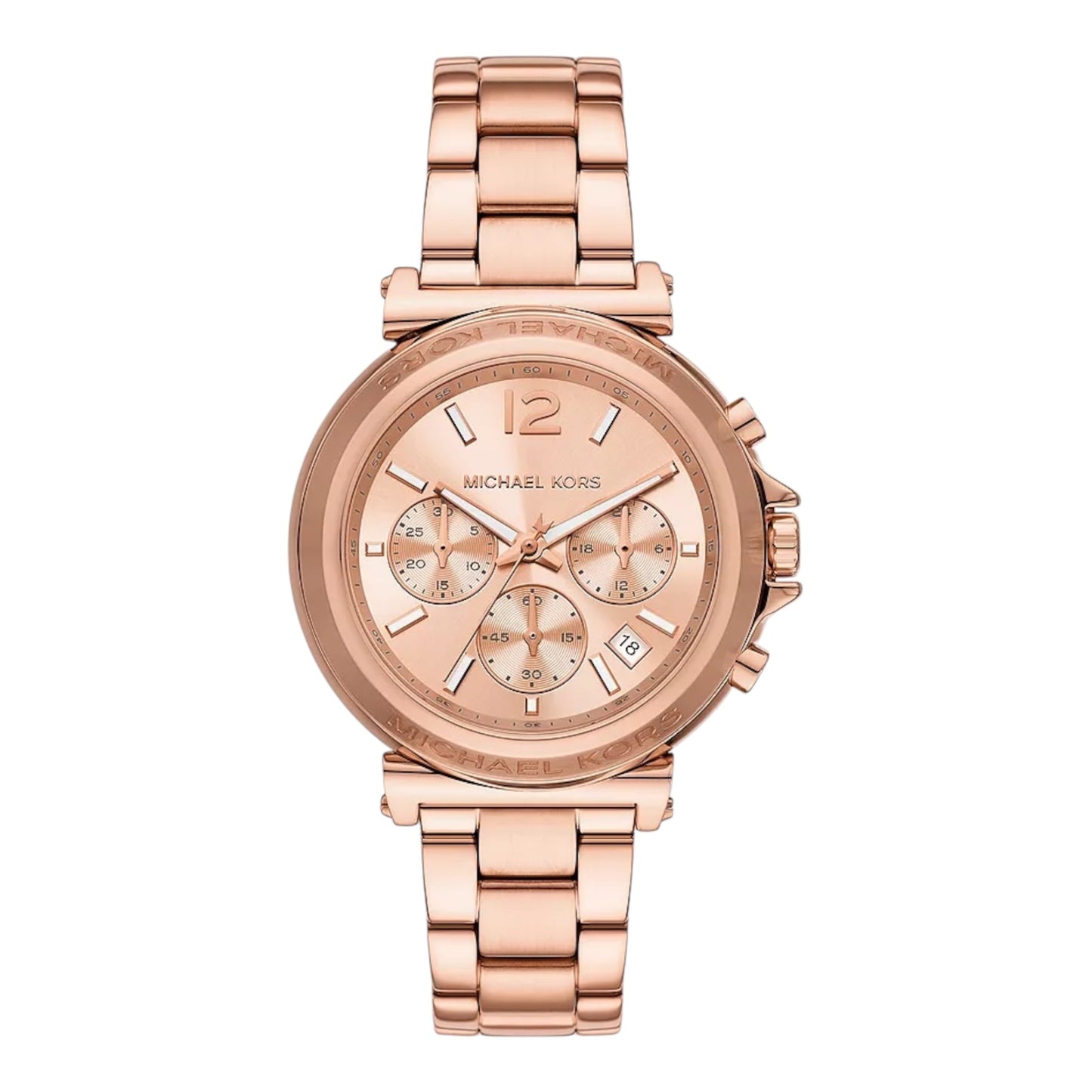 Michael Kors Uhr Chronograph Maren Edelstahl roségoldfarben