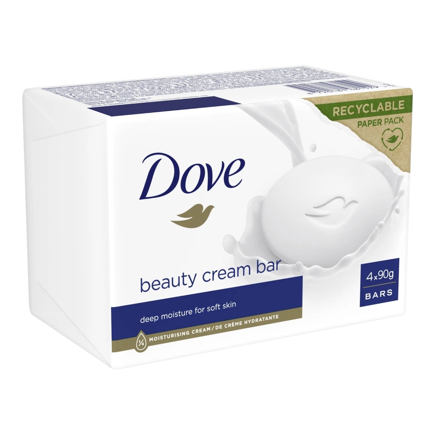 Dove 3 in 1 Beauty Cream Bar 4x 90g