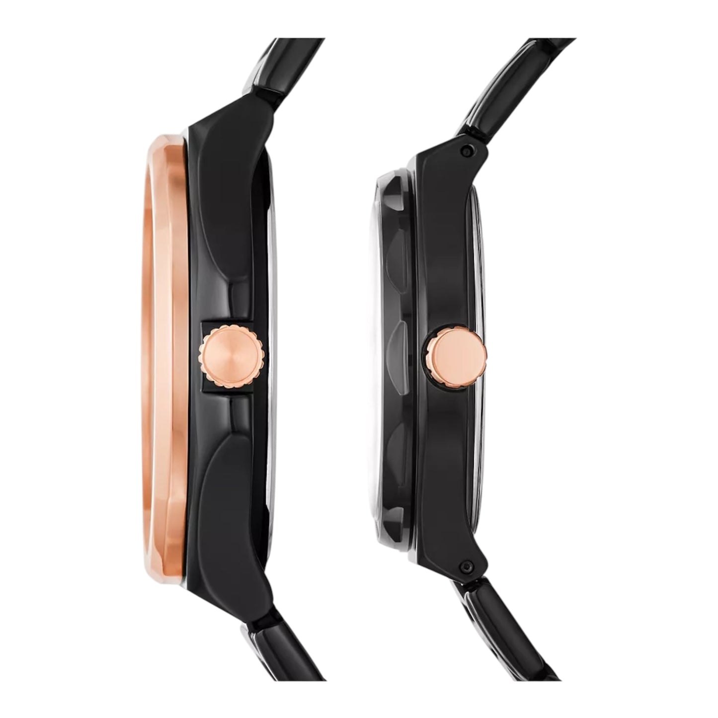 Fossil Uhren SET Schwarz Für Sie und Ihn