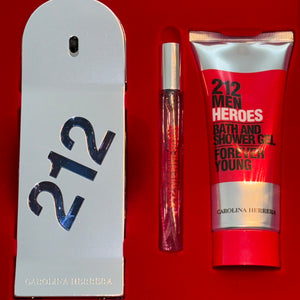 Carolina Herrera 212 Men Heroes Forever Young SET