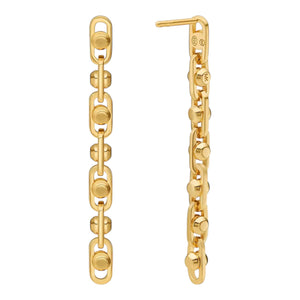 Michael Kors Hängeohrringe Astor Sterlingsilber vergoldet