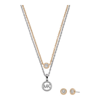 Michael Kors Schmuckset – Halskette & Ohrringe Two Colour