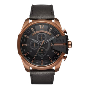 Diesel Herrenuhr Chronograph DZ4459 Leder