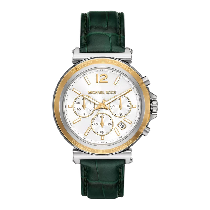 Michael Kors Chronograph MAREN MK7498 Grün Leder