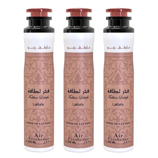 Lattafa Fakhar Raumspray Lufterfrischer SET 3x300ml