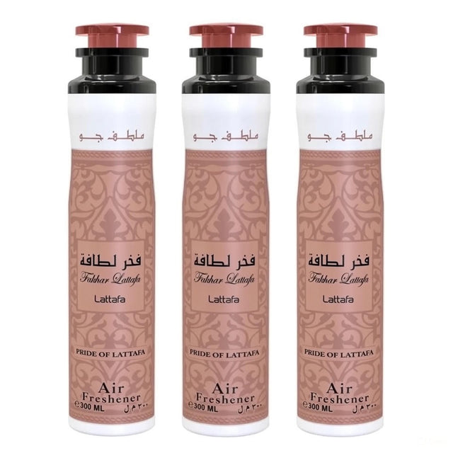 Lattafa Fakhar Raumspray Lufterfrischer SET 3x300ml