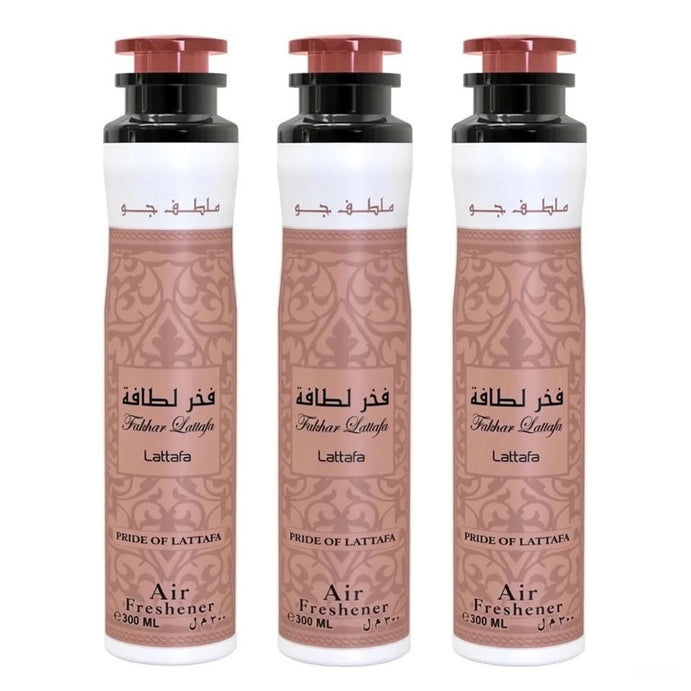 Lattafa Fakhar Raumspray Lufterfrischer SET 3x300ml