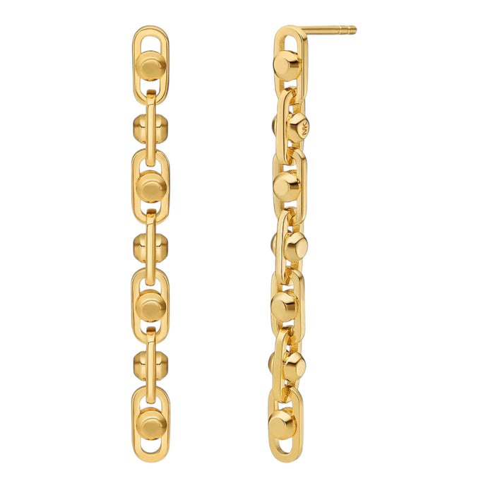 Michael Kors Hängeohrringe Astor Sterlingsilber vergoldet