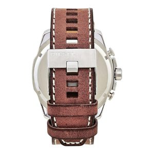 Diesel Herrenuhr Chronograph DZ4458 Leder