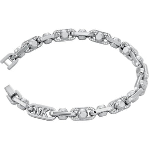 Michael Kors Gliederarmband Pave Astor Silberfarben