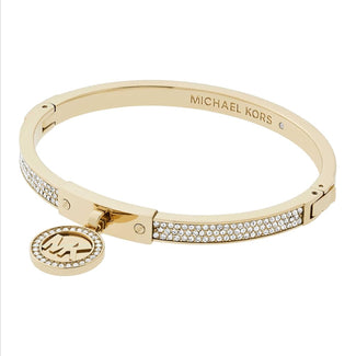 Michael Kors Armreif Edelstahl goldfarben