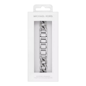 Michael Kors Band Passend für Apple Watch® 38-40-41-42-44-45-49 mm Edelstahl Silberfarbe