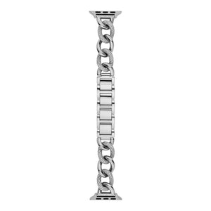 Michael Kors Band Passend für Apple Watch® 38-40-41-42-44-45-49 mm Edelstahl Silberfarbe