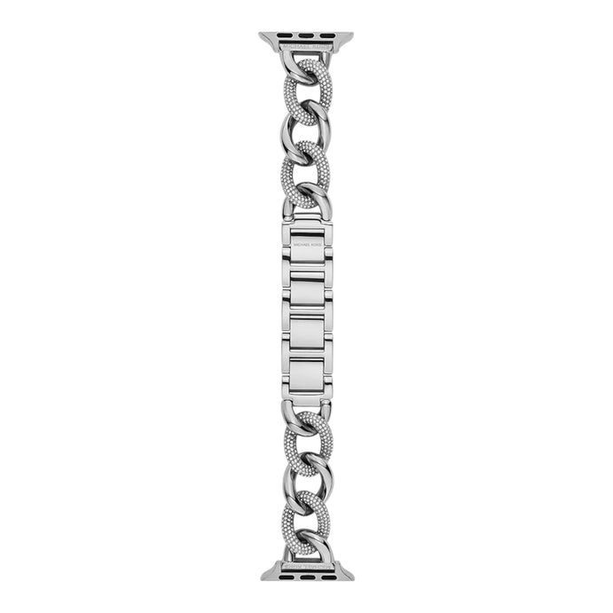Michael Kors Band Passend für Apple Watch® 38-40-41-42-44-45-49 mm Edelstahl Silberfarbe