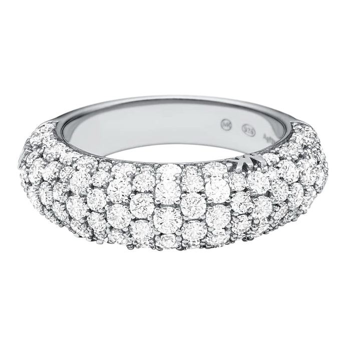 Michael Kors Ring Statement Pavé Sterlingsilber