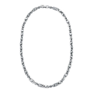 Michael Kors ASTOR LINK NECKLACE - Halskette Silberfarbe