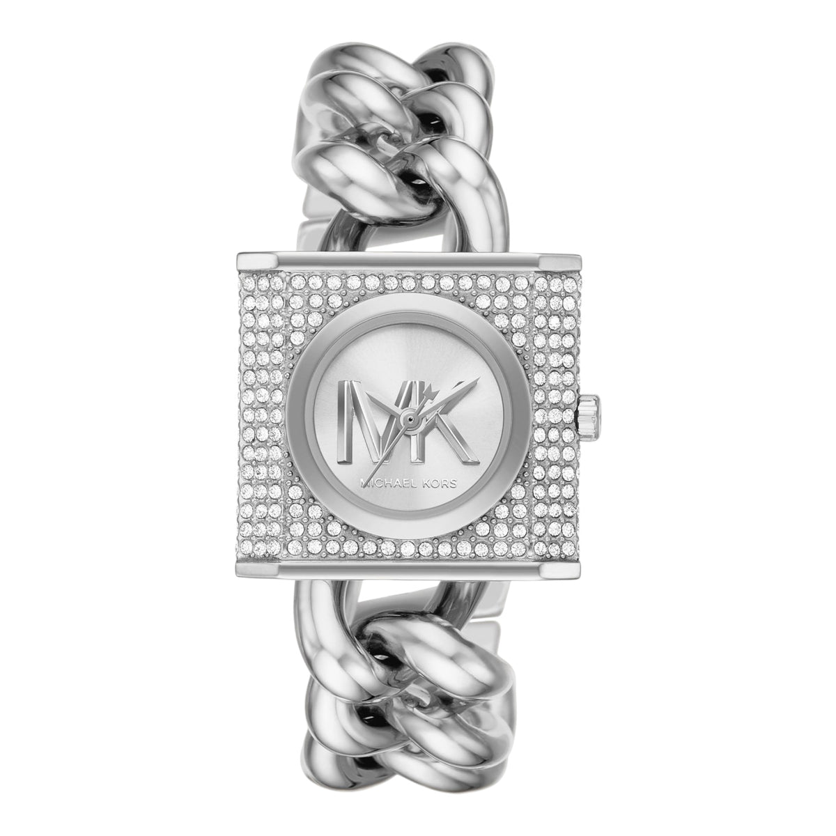 Michael Kors Damenuhr Chain Lock Silber MK4718