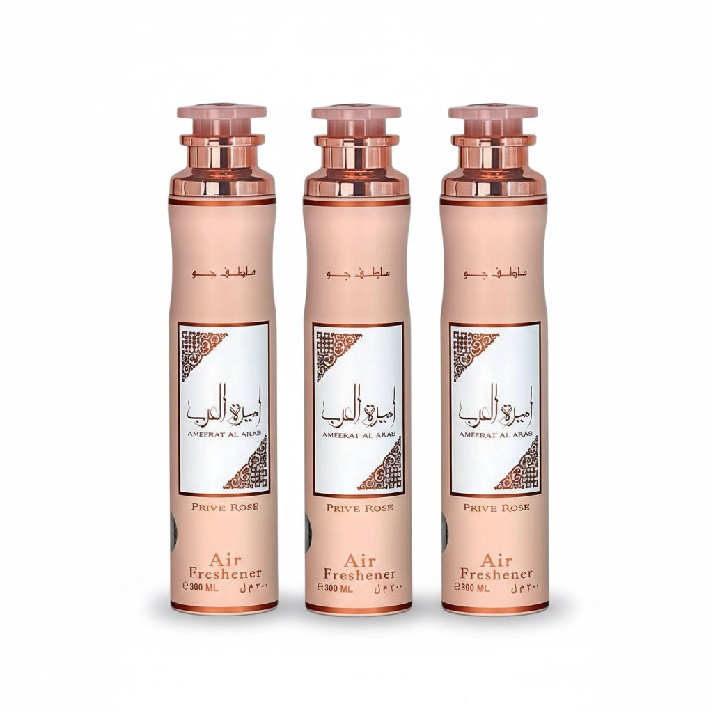 Lattafa Ameerat Al Arab Prive Rose Raumspray Lufterfrischer SET 3x300ml