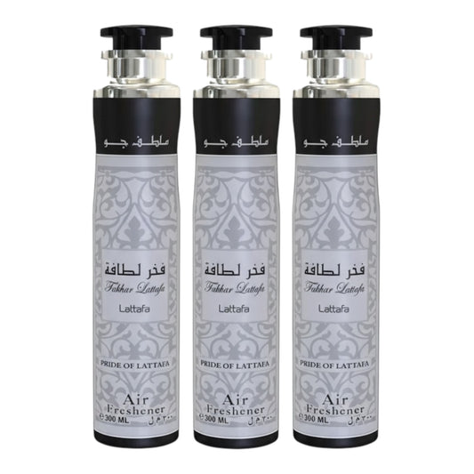Lattafa Fakhar Raumduft SET Lufterfrischer 3x300 ml