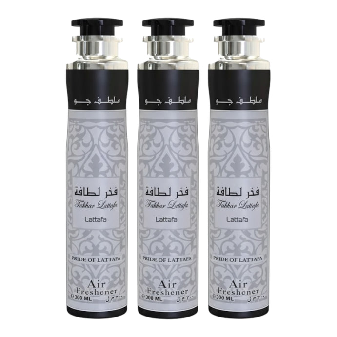 Lattafa Fakhar Raumspray Lufterfrischer  SET 3x300 ml