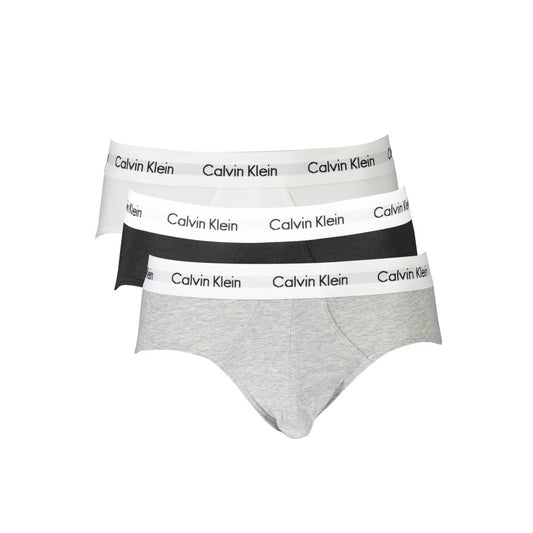 Calvin Klein Herren Unterwäsche Hip Brief Mehrfarbig 3 Stück